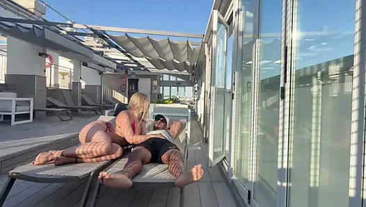 Hrmosa blonde fucked very rich larubiaboom fucked without condom