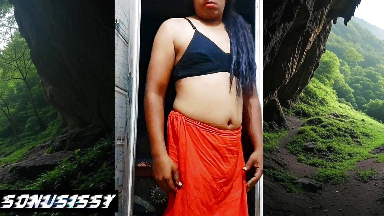 Donji crossdresser sonusissy haljina pokazuje pupak