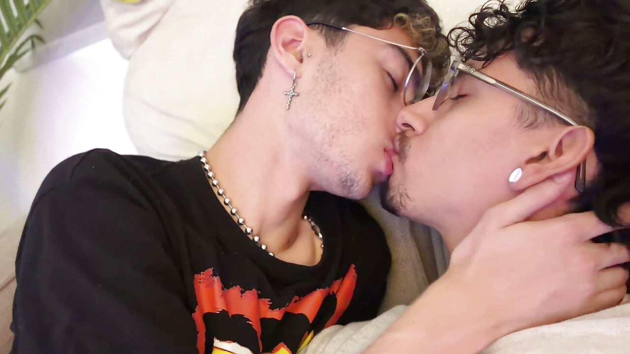 Sucking balls while jerking off and playing video games