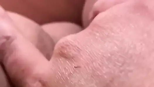 Aj fingering her wet pussy