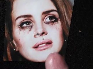 Lana Del Rey Cumshot Tribute celebrity facial