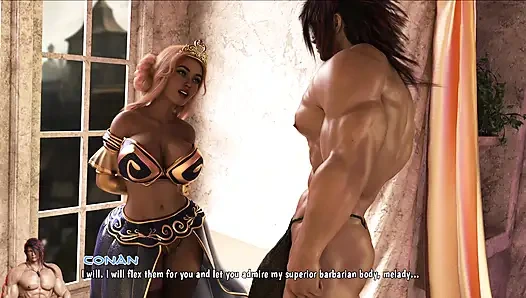 Perselingkuhan Rahasia Ratu Elaria: Conan Ngentot Pantat Bahenolnya Habis-habisan Sampai Dicrot Di Dalam