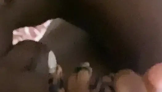 DSL Pink Lips Black 18 ur old Teen gives sloppy Head  To Hard BBC  Facefuck ebony  close up