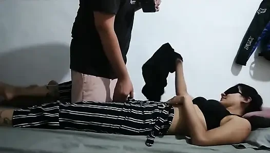 My Neighbor Is Lonely and Bored, I Started Touching Her and We Ended up Fucking