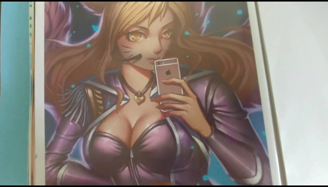 Popstar Ahri Cum Tribute Sop 16