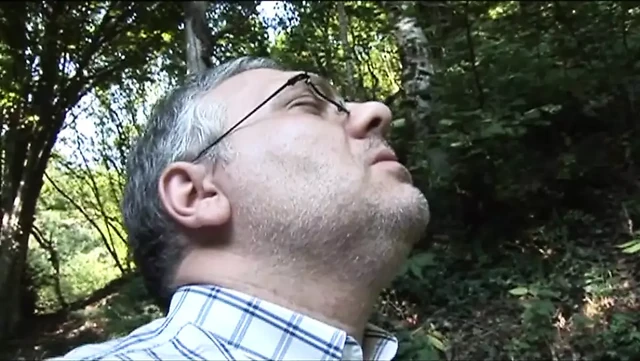 Outdoor trip and fuck with the dirty old man!