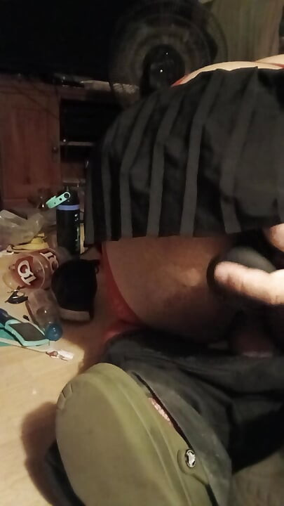 Playtime after daddy unloaded in me