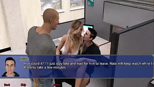 Istri kantor #23 - stacy lagi asik muasin memeknya pakai mainan seks baru... Marcus disepong sama stacy