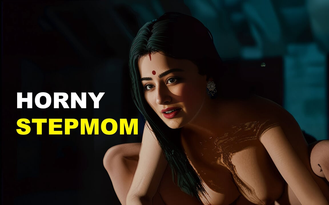 sautele bete ne apni horni sauteli maan ko khud ko ungli karte hue pakar liya aur phir use choda.