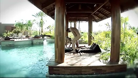 Hot Amazing Pussy Fuck in the Pool: a Slutty Blonde for a Big Hard Cock