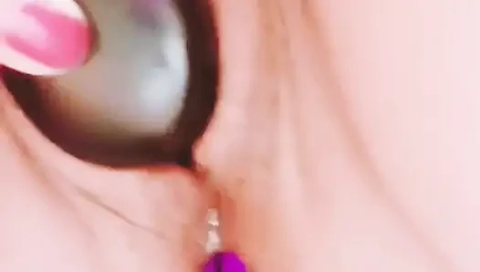 Sexy frau genießt sich