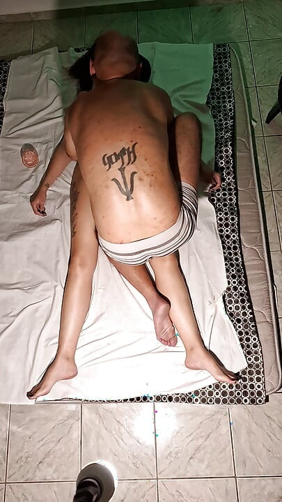 Full-body massage.