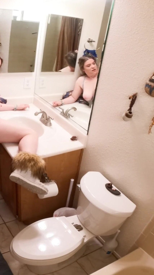Stepmom catches her stepson masturbating and joins in! | Clip 1