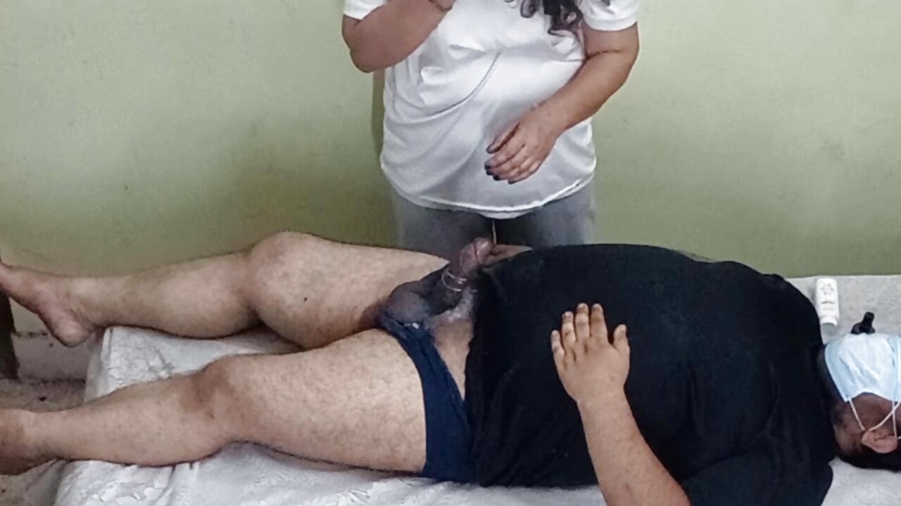 "Big Tit Nurse Deepthroats & Gags On Big Dick Until He Cums"