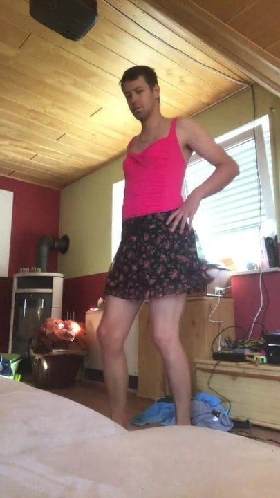 Sissy slut dances
