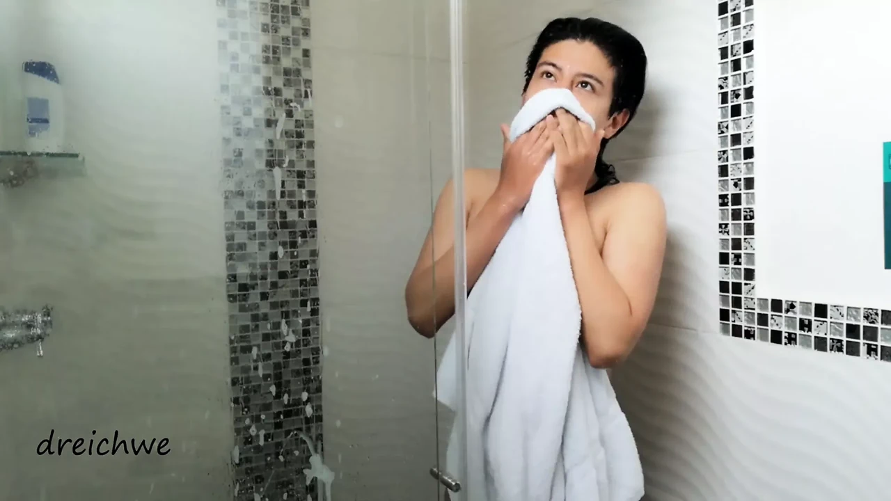 Hot bath all over my naked body