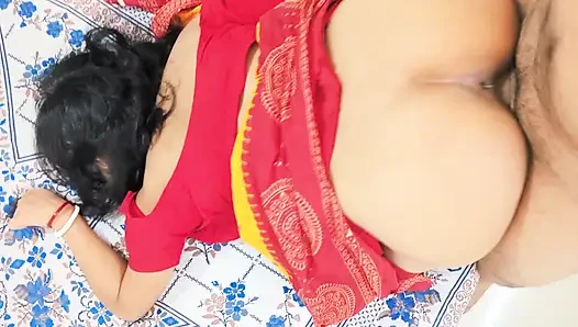 Istri India Yang Baru Nikah Ngentot Habis-habisan Pakai Kain Sari Dan Dicrot Di Dalam