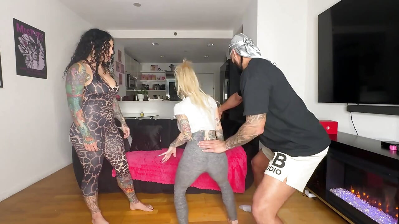 Two Horny Personal Trainers Tag-team Their Client