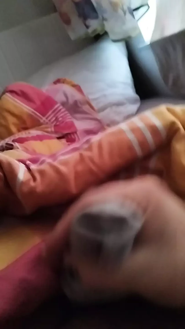Wixxing in her socks