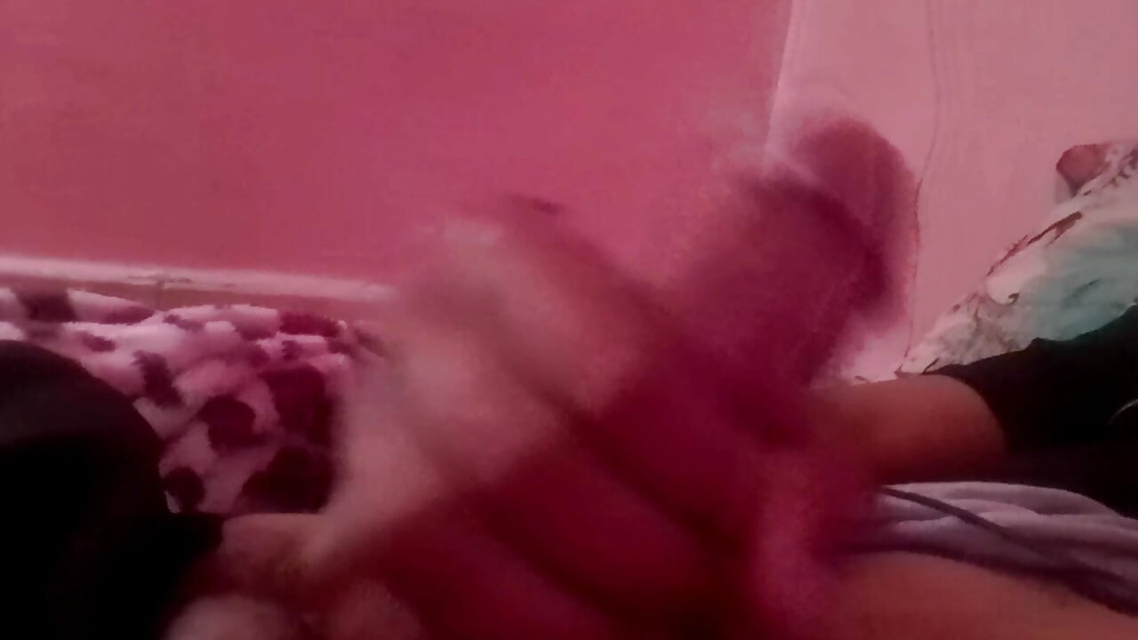 Playing with a rod in a house