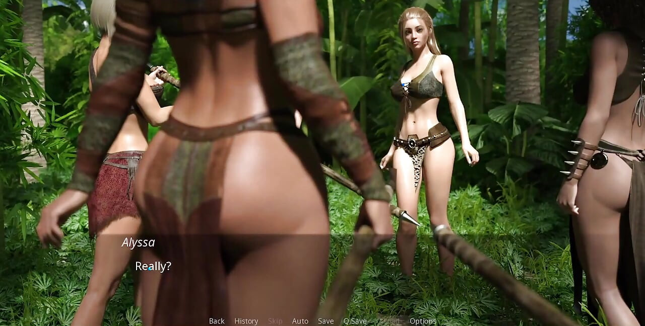 The Lust City - Blonde Girl in the Nature with Her Big Tits Stepmother