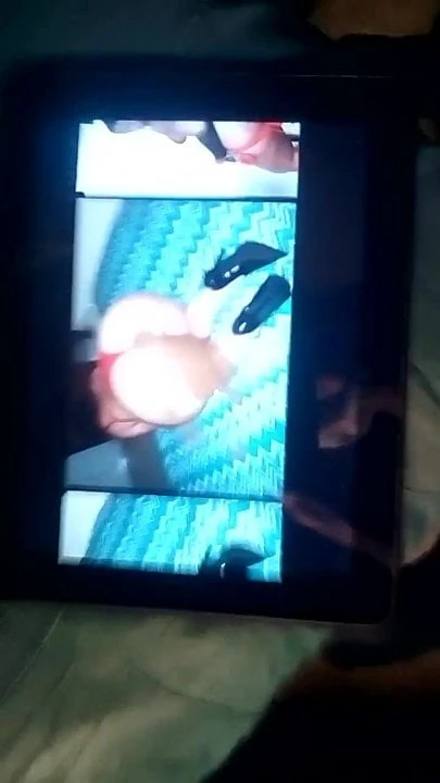 My Hot Cum on her Big Sexy Curvy Round Juicy Mexican Butt