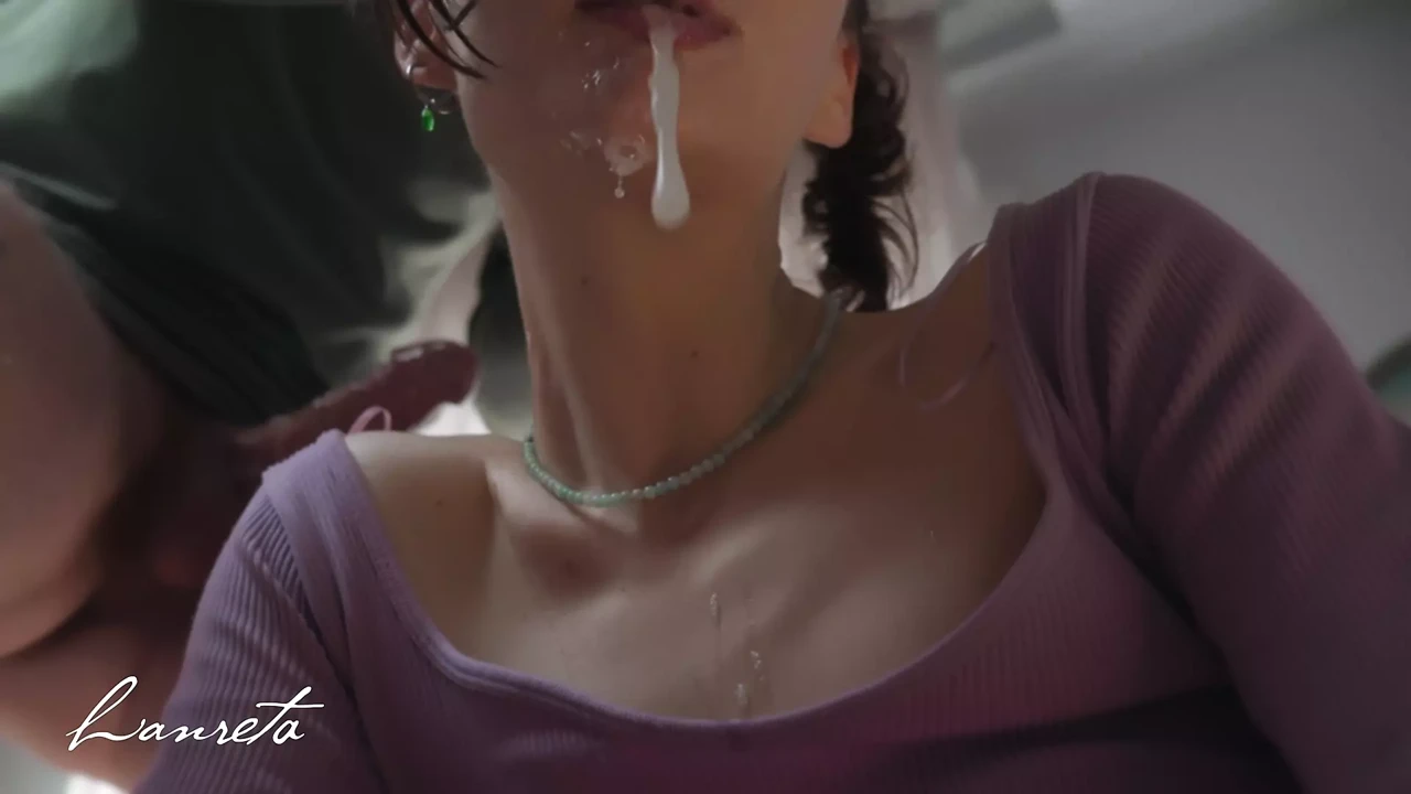 Oral Creampie Compilation. She Loves Take Cum Deep In Her Throat - Amateur Lanreta