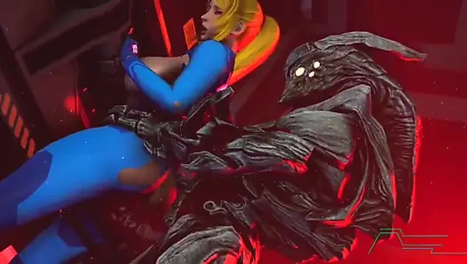 Samus aran gegen weltraum-pirat