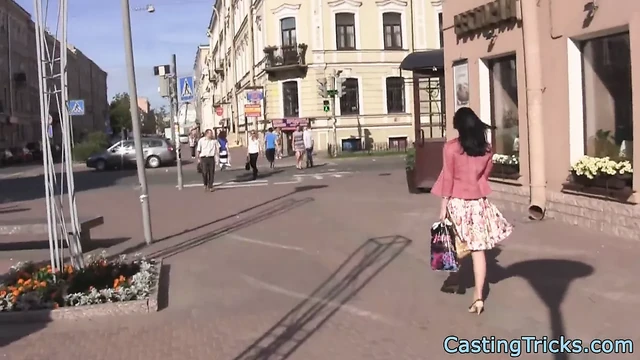 Casting amateur screwed from behind