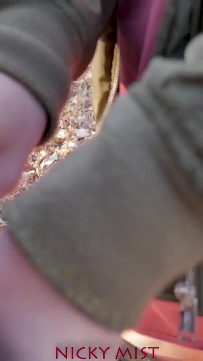 Spectacular moment from "I suck and swallow his cum in a city park - Nicky Mist teasing"