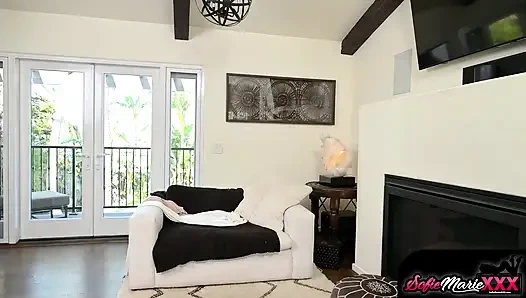 Busty MILF Sofie Marie Climbs on Her Stepson Horny Dick