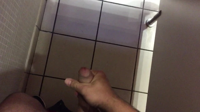 semi public cumshot at NEC Birmingham