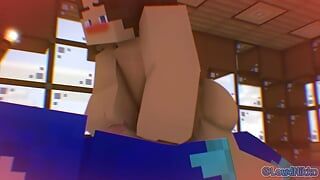 Порно гей-анимация с Minecraft - Nikko решает подарить своему другу хорошую встречу