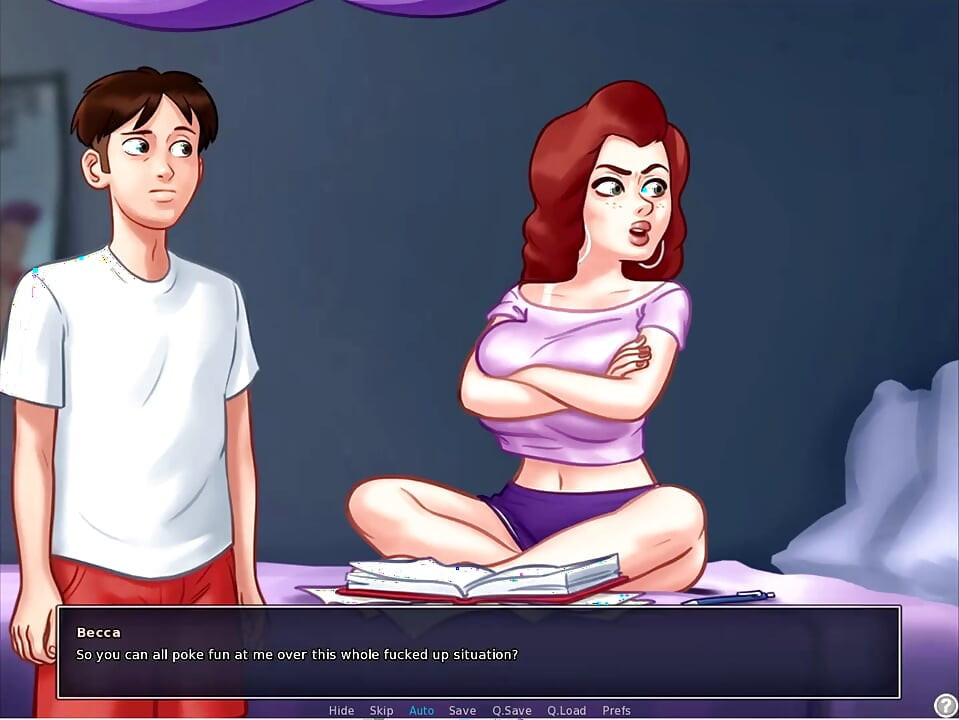 Summertime Saga - Johannes fucked Odette, Johannes fucked Maria, Eva had her baby
