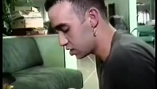 Horny bitch getting satisfied with her two gay friends