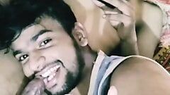 Indischer schwuler Blowjob