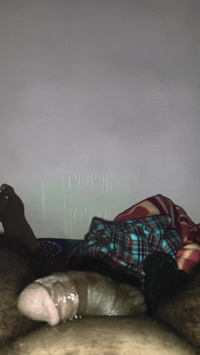 Oil massage to virgin dick