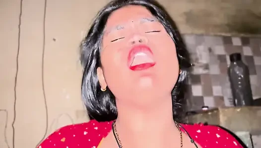 My Hot Indian Wife in Red Saree Seduced Me for Full Night Wild Ride
