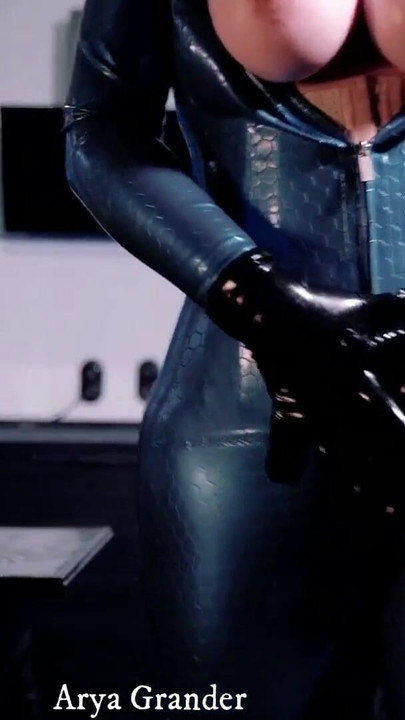 Epic moment from "Rubber Fetish Video, Latex, Free Porn XXX With Arya Grander"