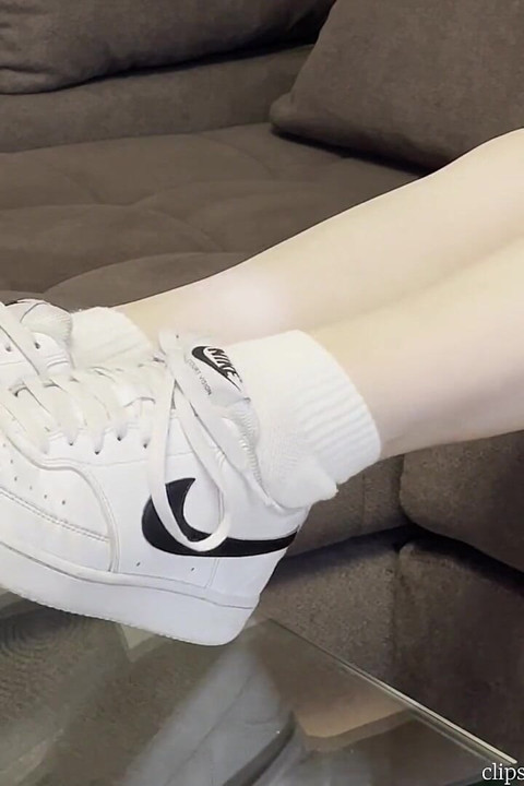 Mistress Nova - White Sneaker Tease