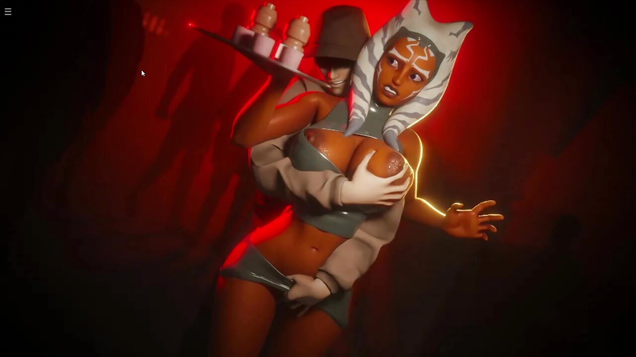 Ahsoka XXX - Ahsoka Tanos hembiträdekostym från Star Wars