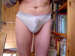 coming in blue knickers