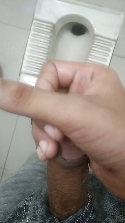 I went to the office bathroom and beat myself up