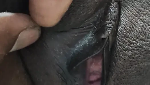 Sister-in-law's black pussy by brother-in-law