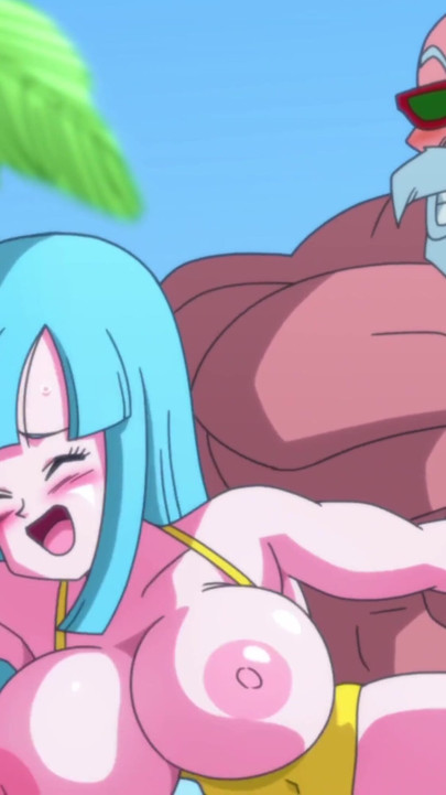 Kame Paradise Multiversex 2 - Roshi Fucking Maron Krillin's Bride | Clip 1