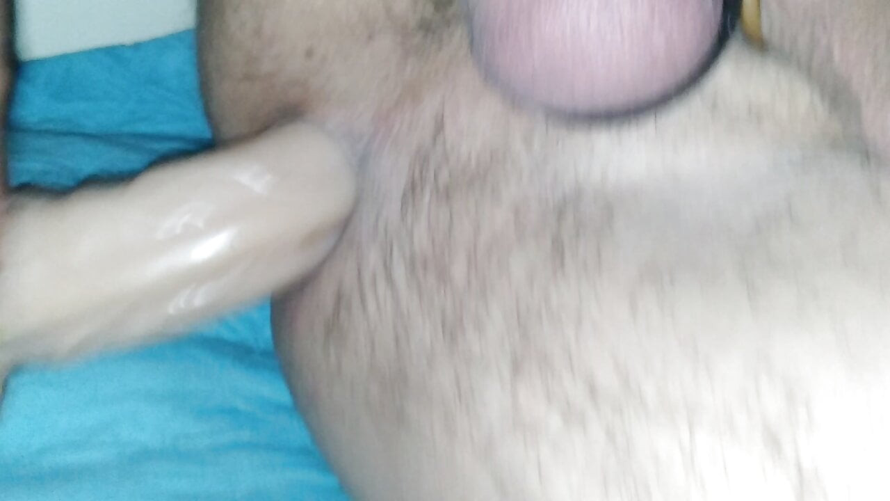 fucking my ass with a dildo