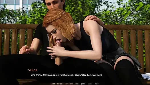 Become a Rock Star: Horny Girl Is Deepthroating Huge Cock Outdoors.