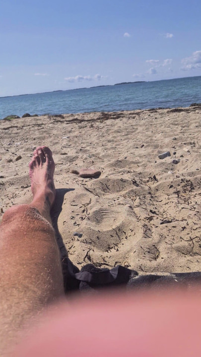 At the nude beach