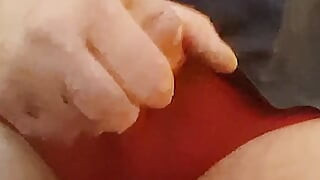 Grandpa wanking and cumming massively yet again