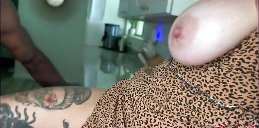 Big Tit Housewife Natalie Gives Hubby All of Her Pussy